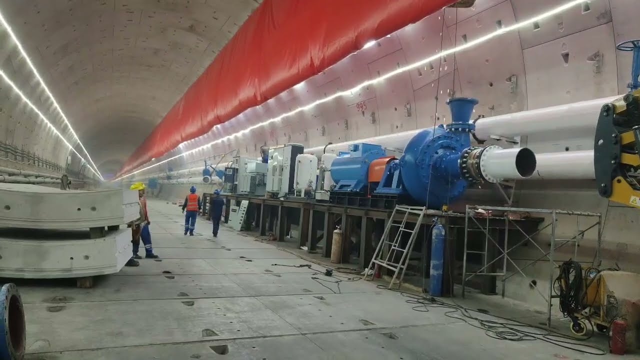 kingda slurry pump 300SGH be used in subway construction (TBM project)