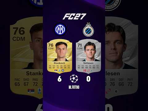 Video FC27 INTER MILAN VS CLUB BRUGGE