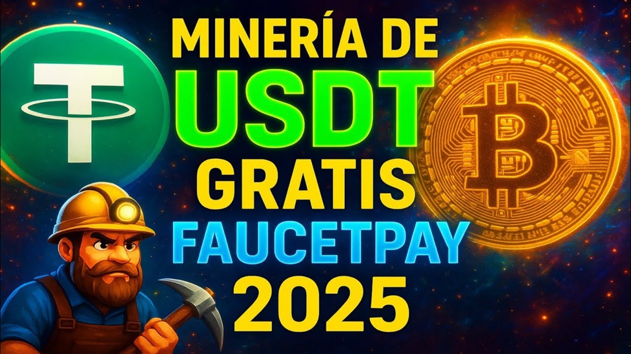 Minería de USDT GRATIS! Gana Tether con FaucetPay Sin Invertir