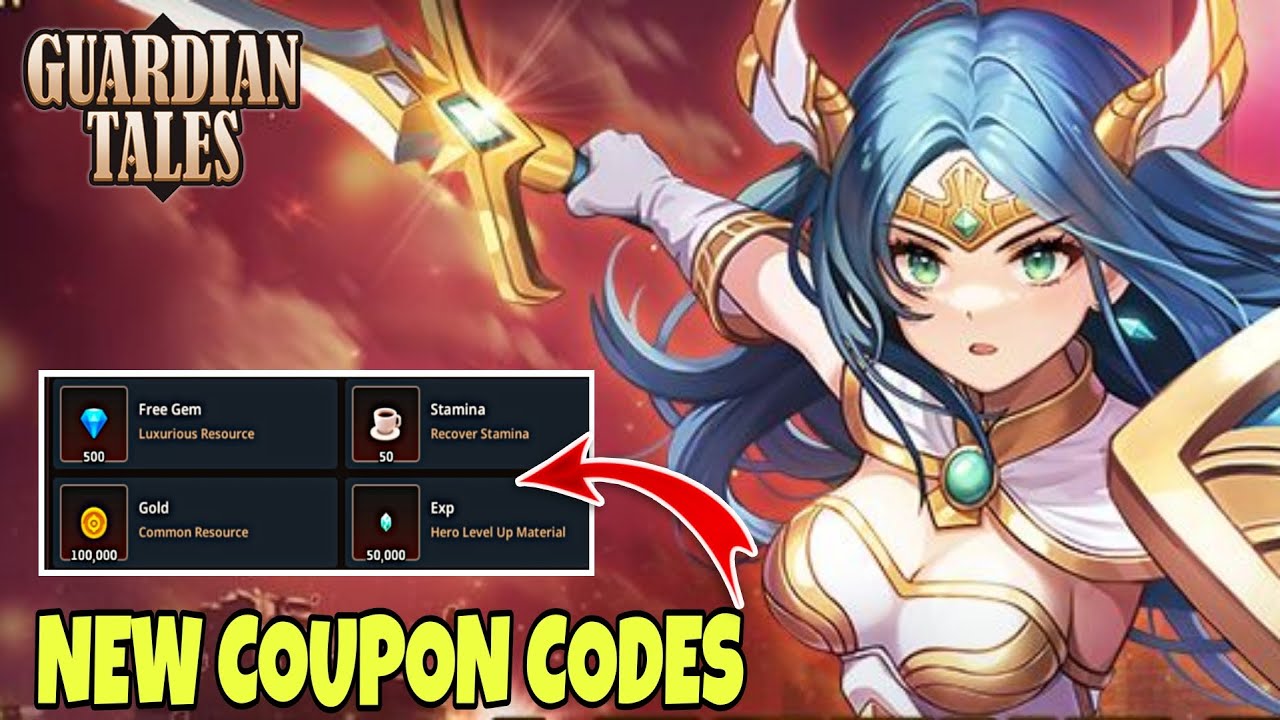 GUARDIAN TALES COUPON CODES 2021 NEW GUARDIAN TALES COUPON CODES