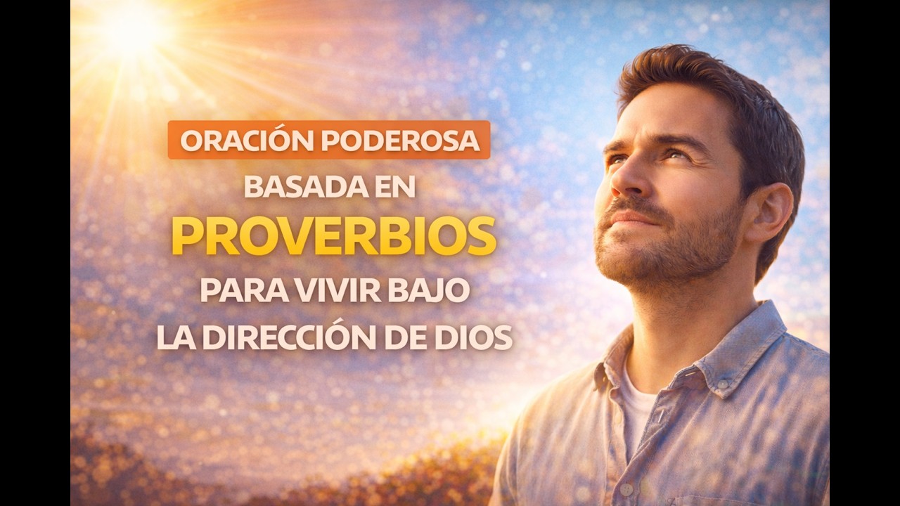 Oración Poderosa Basada en Proverbios para Vivir Bajo la Dirección de Dios