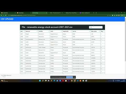 CSV_UPLOAD skill test coding ninjas