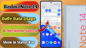 how to show daily data usage in redmi note 14 | redmi note 14 Show daily data usage