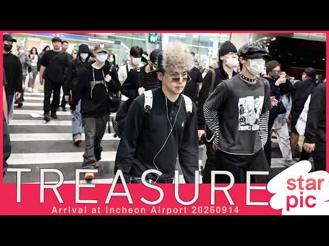 트레저 '잘 다녀왔어요!' [STARPIC] TREASURE Arrival at Incheon Airport 20260914