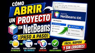 How to OPEN a PROJECT in NetBeans (Step by Step)
