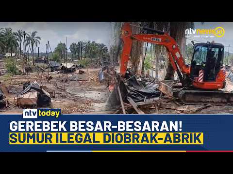 Petugas Gabungan Tertibkan Puluhan Sumur Pengeboran Minyak Ilegal di Musi Banyuasin | NYV TODAY