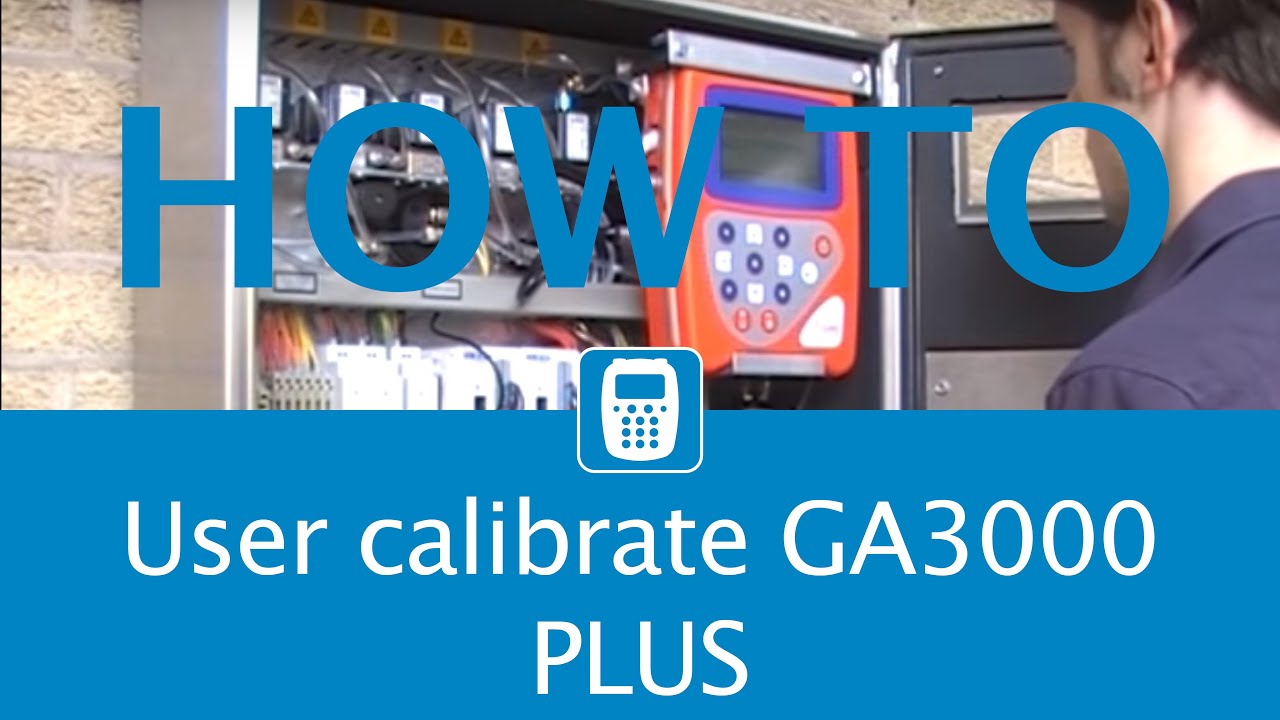 User calibration on a GA3000 PLUS fixed gas analyser YouTube