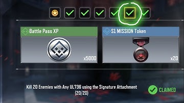 Kill 20 Enemies with Any UL736 using the Signature Attachment (20/20) ✅