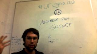 #uregina120 - #26 - Argument from Silence