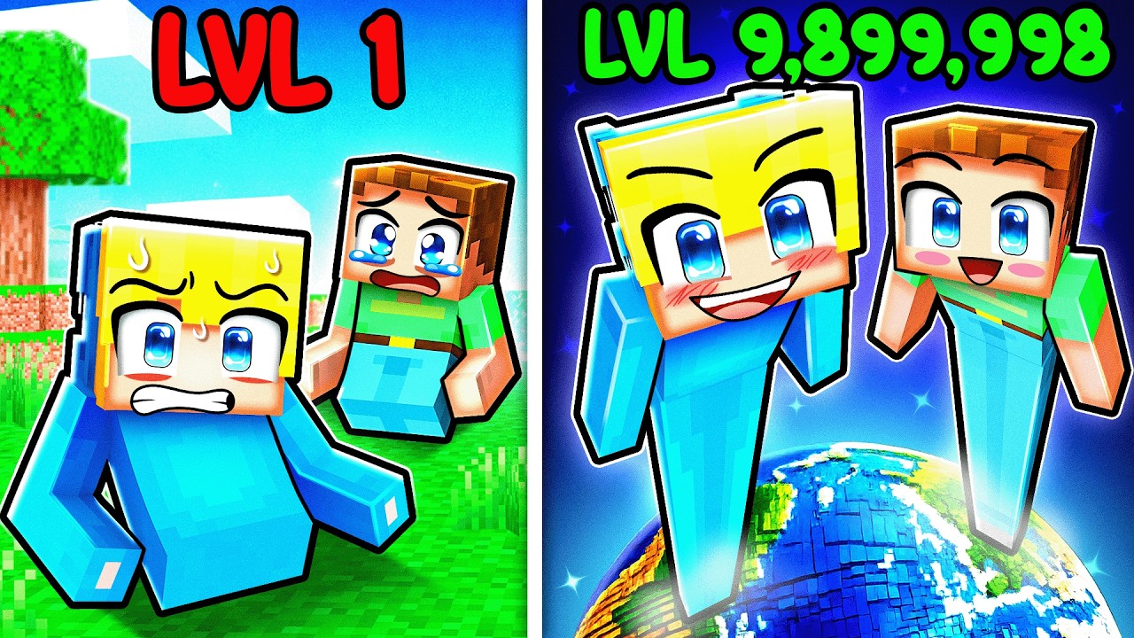 Minecraft, aber meine Beine WACHSEN jede Sekunde!