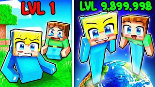Minecraft, aber meine Beine WACHSEN jede Sekunde!