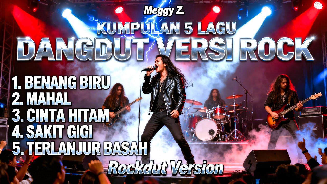 Kumpulan 5 Lagu Dangdut Meggy Z Versi Rock Metal | Playlist Paling Keren \u0026 Enerjik!