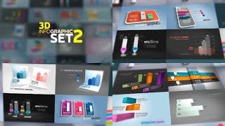 After Effects Template: 3D Infographics Set 2