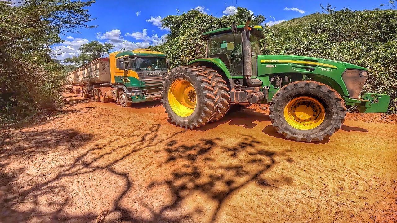 CAMINHÃO ENCRAVOU NA ESTRADA CARREGADO🫤