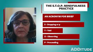 Stop Technique for Mindfulness with ADHD (with Lidia Zylowska, M.D.)