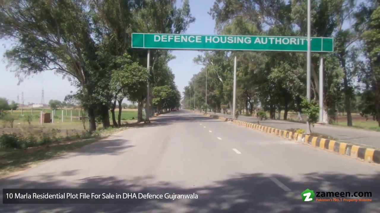 RESIDENTIAL PLOT FILE IS AVAILABLE FOR SALE IN DHA GUJRANWALA LAHORE