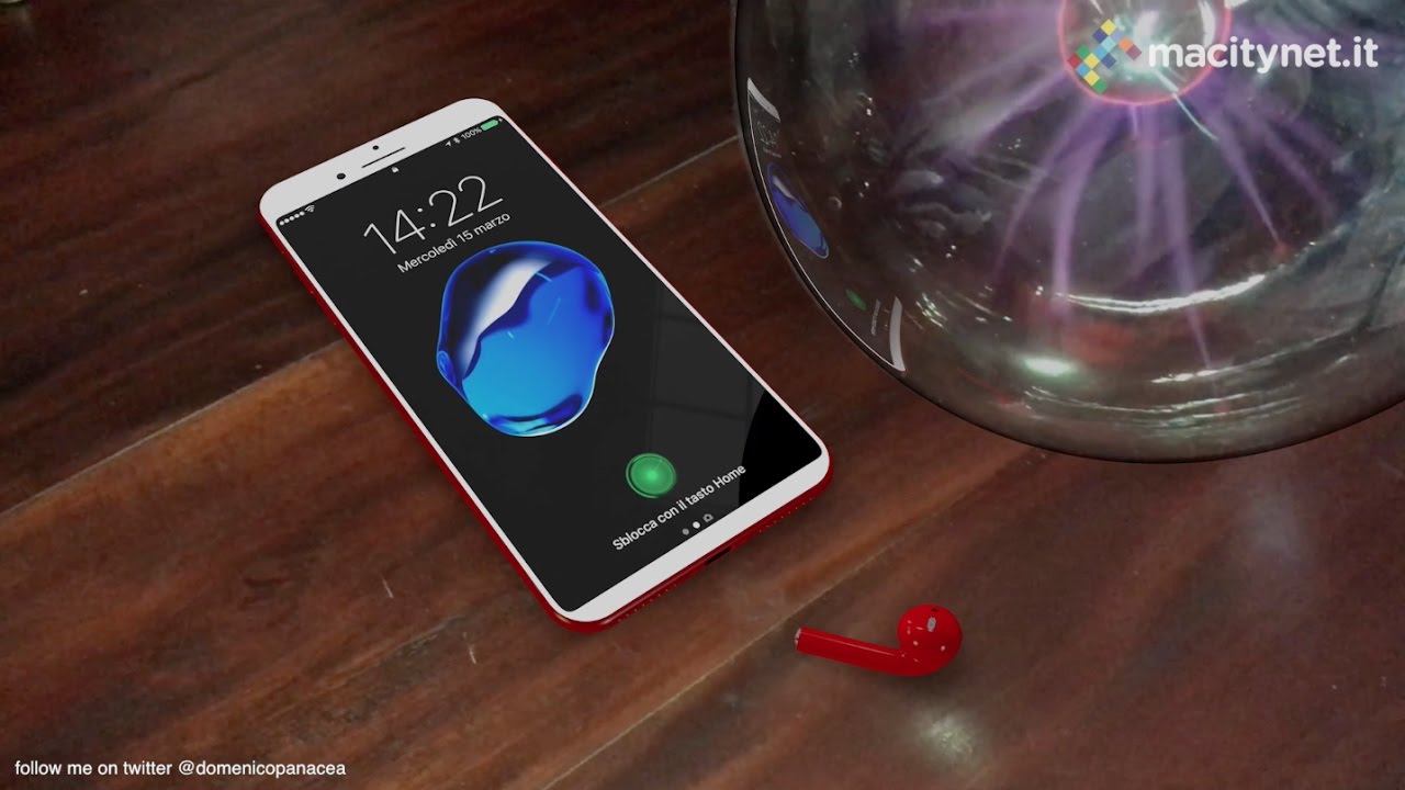 IPhone 8 Home Button Concept Macitynet it YouTube
