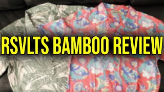 RSVLTS Bamboo Shirts Review