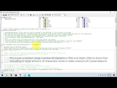 Create QR Code Barcodes in Crystal Reports Version 8.5 or Older using BarCodeWiz QR Code Fonts.