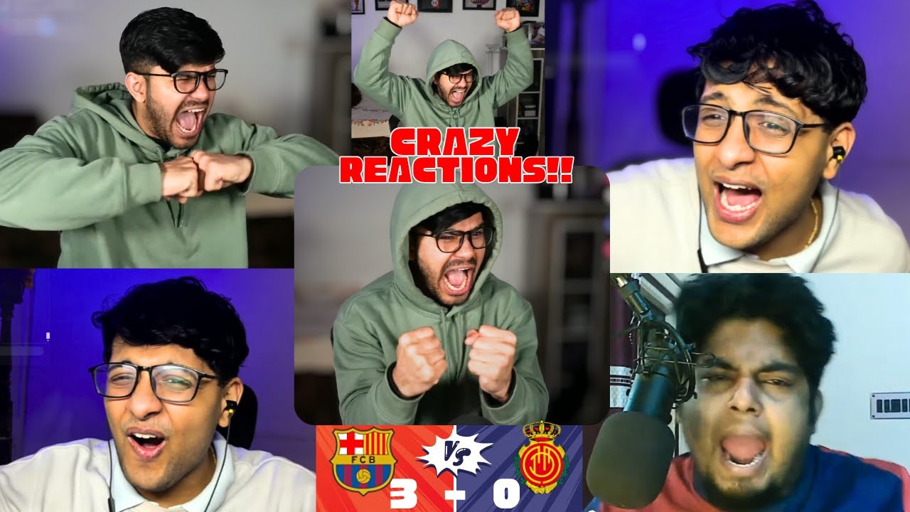 Crazy and HAPPY Reaction From BARCA Fans to BARCELONA 3-0 MALLORCA | La Liga