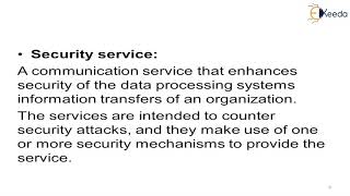 Security Goals, Services, Mechanisms and Attacks | Cryptography and System Security (Reshoot)