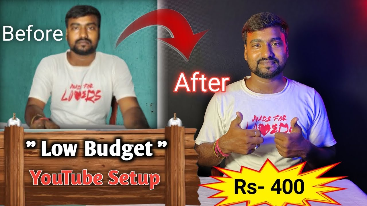 Low Budget Youtube Studio Setup🔥 || Sirf 400 rs Me Professional Youtube Studio Setup Banaye 💥😱