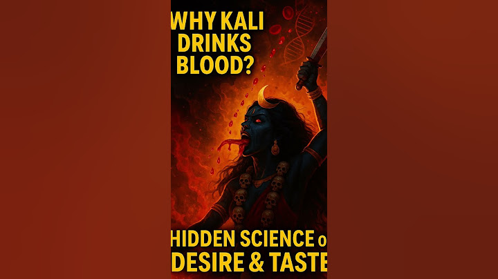 Why Kali Drinks Blood: The Hidden Science of Taste, Venus & Your Inner War.