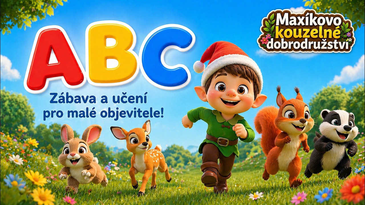 Abeceda pro děti | ABC písnička | Maxíkovo kouzelné dobrodružství