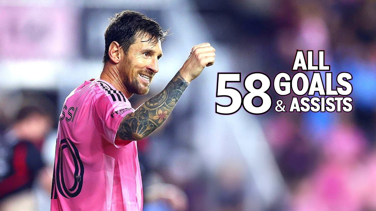 Lionel Messi All 58 Goals & Assists in 2025 | MLS
