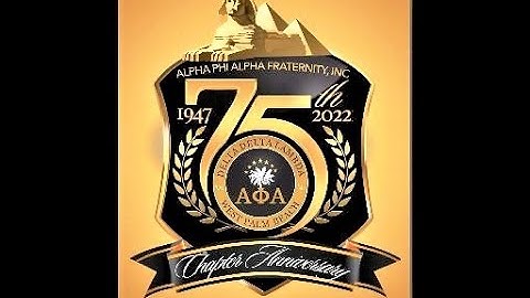 Delta Delta Lambda Chapter of Alpha Phi Alpha 75 Years in the Making
