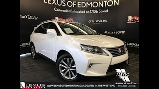 Used White 2015 Lexus RX 350 Technology Package In Depth Review Bonnyville Alberta