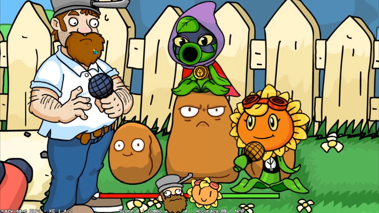 FNF VS Plants vs Zombies Replanted FULL WEEK + Cutscenes (FNF Mod/Hard