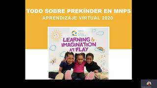 All About MNPS Pre-K: Virtual Learning Live Event (Spanish Translation)