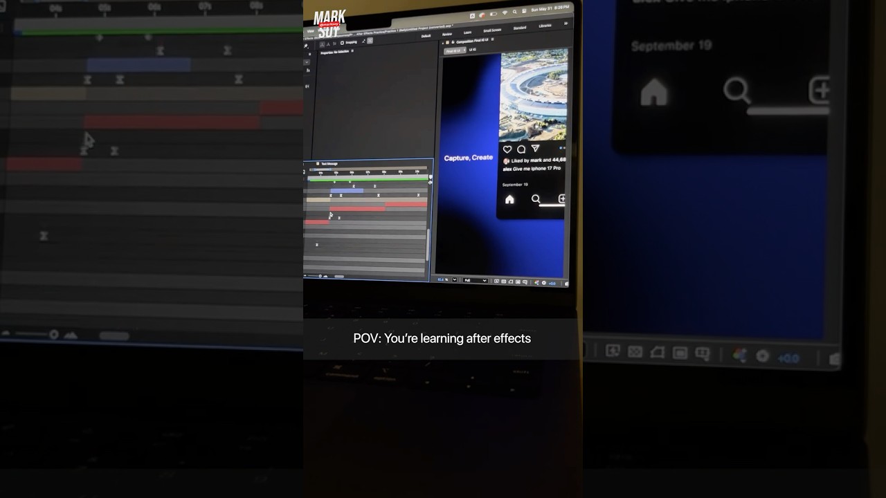 POV: You’re learning after effects