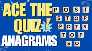 Anagram Explorer Quiz 🚀🔍 Find the Hidden Words