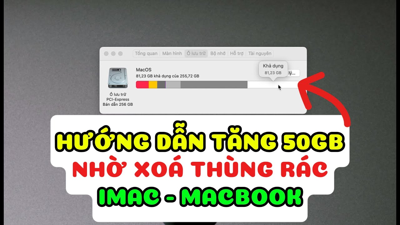 Hướng Dẫn Xoá Dữ Liệu Rác Giúp Tăng Dung Lượng Ổ Cứng Macboook Imac ...