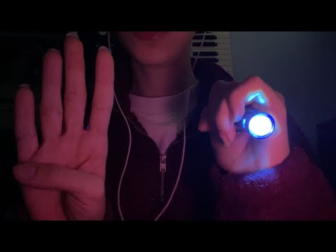 asmr light triggers for sleep (blinking)