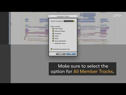 Pro Tools Tech Tip — Duplicating a Mix