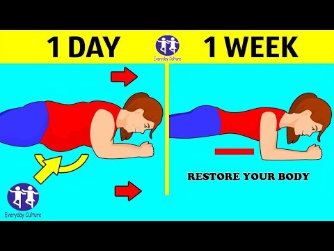 Real solution Get a Flat Stomach just 1 Month  RESTORE YOUR BODY  real Abs Workout Planking