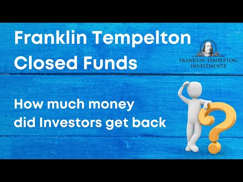 Vídeo: Quais fundos mútuos da Franklin Templeton estão fechados?