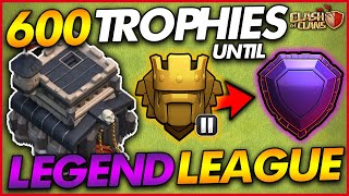 ONLY 600 TROPHIES UNTIL LEGEND LEAGUE!! | Trophy Push - Town Hall 9