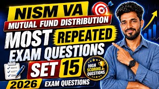 NISM VA Mutual Fund Distribution Exam Most Repeated Questions 2026 | Mock Test 15