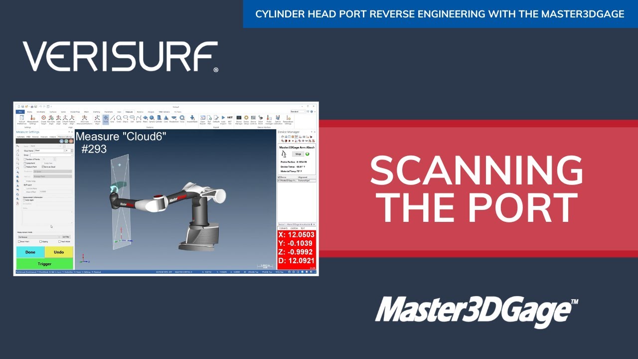 Port Reverse Engineering With Verisurf & Master3DGage | Scanning the Port