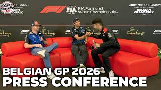 F1 Pre Race Drivers Press Conference Belgian Grand Prix 2026 | PART 1