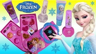 Disney Frozen Lip Gloss Cell Phone Anna & Elsa Makeup Bag Lip Gloss Nail Polish Shopkins