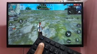 How to play free fire in TV / monitor | play free fire with ⌨ controller in mobile flydigi Q1