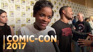 BLACK PANTHER: Letitia Wright at Comic-Con 2017