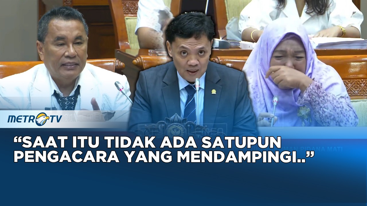DPR Tangis Ibu Radiet Pecah Cerita Kronologi Anaknya Jadi tersangka Pembunuhan Mahasiwa di Lombok