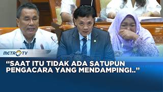 Tangis Ibu Radiet Pecah di DPR Cerita Kronologi Anaknya Jadi tersangka Pembunuhan Mahasiwa di Lombok