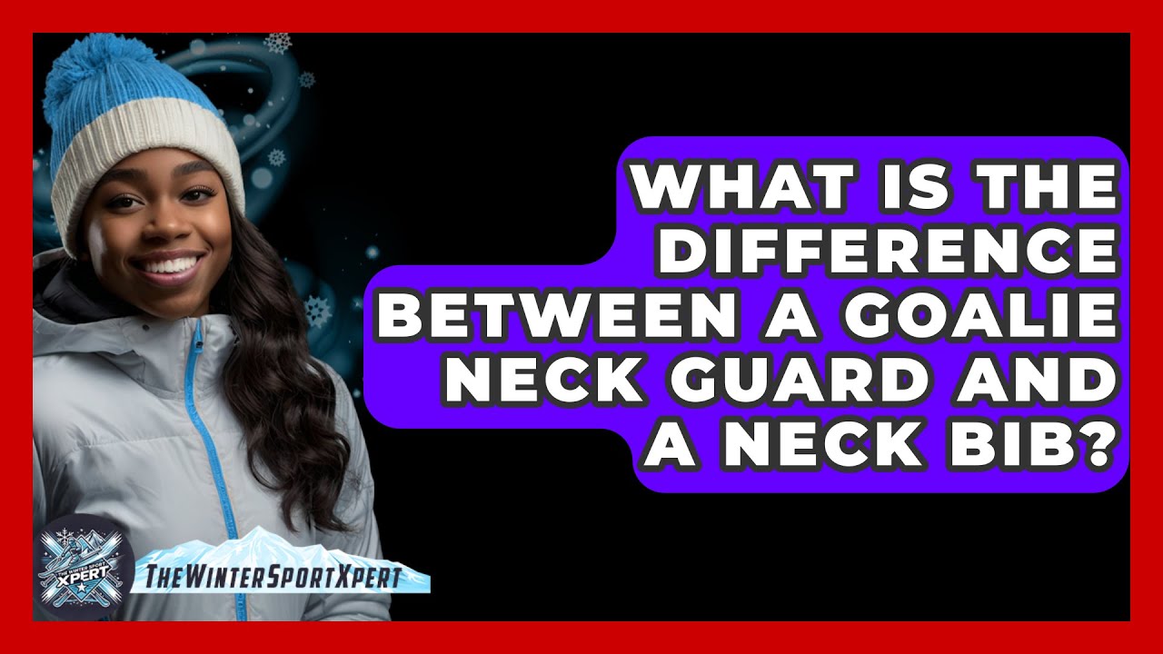 What Is The Difference Between A Goalie Neck Guard And A Neck Bib? - The Winter Sport Xpert